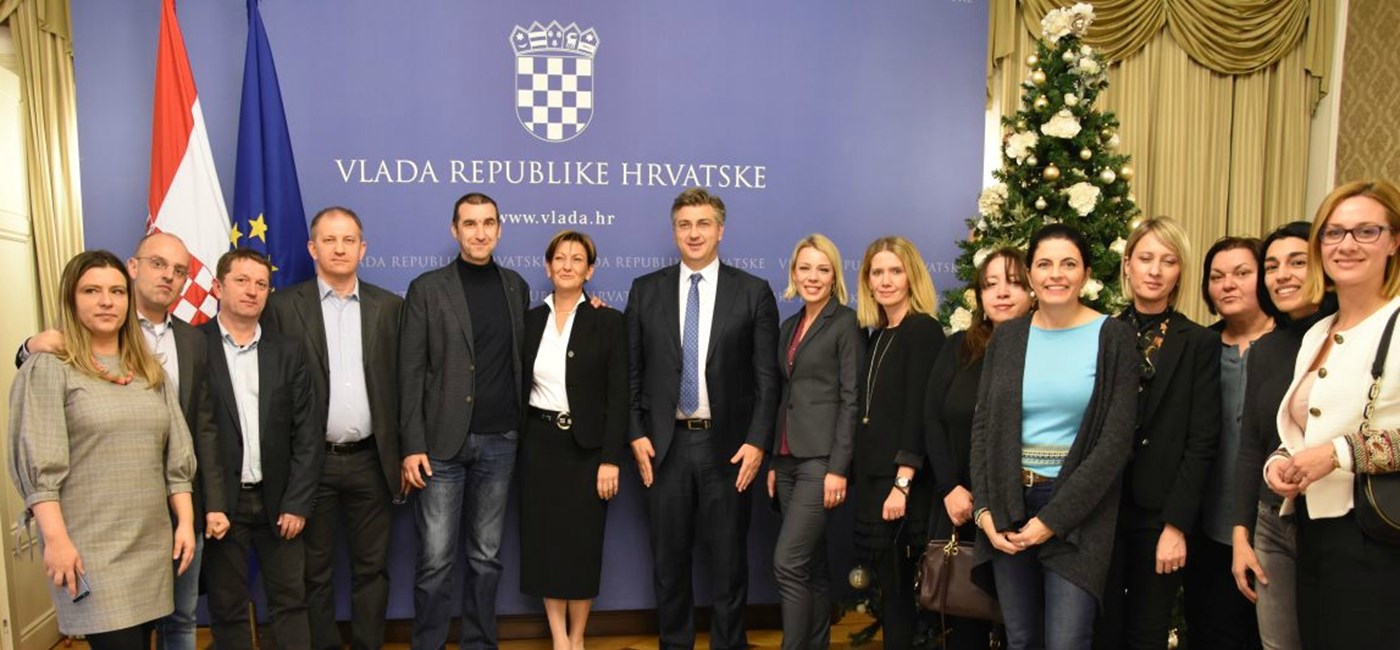 Predsjednik Vlade na domjenku s novinarima: Uloga medija presudna je za demokraciju suvremenoga svijeta   